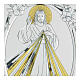Baixo-relevo bilaminado Cristo abençoador 10x7 cm s2