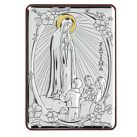 Płaskorzeźba Matka Boża Fatimska, bilaminat, 10x7 cm
