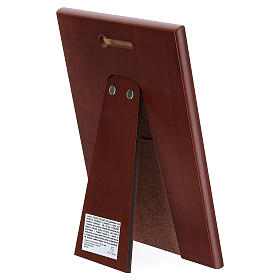 Baixo-relevo bilaminado Virgem com o Menino de Mugnoz 18x14 cm s4