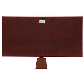 Baixo-relevo bilaminado esmaltado Última Ceia 30x60 cm s3