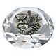 First Communion bilaminated diamond cut crystal picture s1