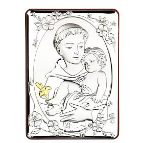 Picture of St. Anthony in bilaminate 14x10 cm