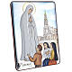 Bas-relief Our Lady of Fatima laminated picture 22x16 cm s3