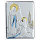 Quadro 22x16 cm Madonna Lourdes appendibile bilaminato s1