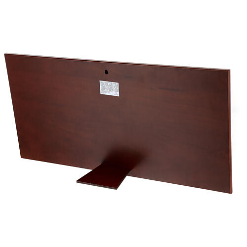 Reliefbild mit Silberbeschichtung und goldfarbenen Details – Das Letzte Abendmahl, 16 × 35 cm 5