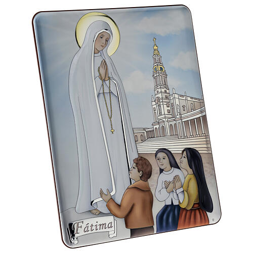 Picture of Our Lady of Fatima, bilaminate metal, 13x10 in 3