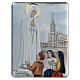 Bas-relief Notre-Dame de Fatima bilaminé 33x25 cm s1
