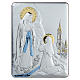 Cuadro bilaminado de la Madonna de Lourdes de 33x25 cm. s1
