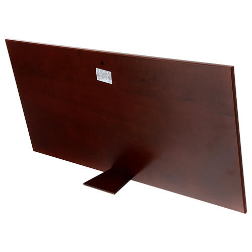 Reliefbild mit Silberbeschichtung und goldfarbenen Details – Das Letzte Abendmahl, 20 × 60 cm 5