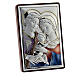 Picture of Holy Family colored laminated bas-relief 6x4 cm  s2