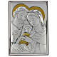 Nativity picture 18x13 cm two-toned gold silver s1