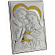 Nativity picture with bas-relief, 10x8 in, bicoloured bilaminate metal s2