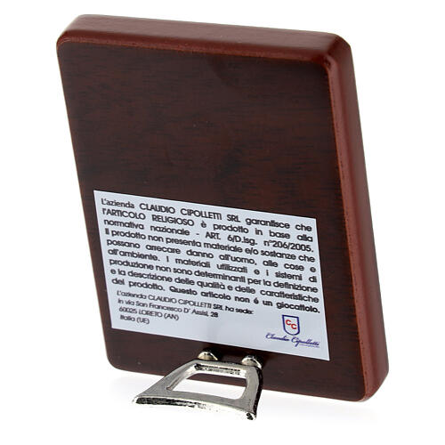 Bassorilievo 6x5 cm bilaminato Gesù 3
