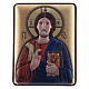 Jesus icon bilaminated bas-relief 6x5 cm s1