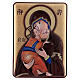 Quadro 10x7 cm Madonna della Tenerezza bilaminato s1