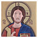 Couloured picture of Christ Pantocrator, silver bilaminate metal, 5.5x4 in s2