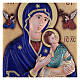 Quadro 14x10 cm Madonna Odighitria bilaminato s2