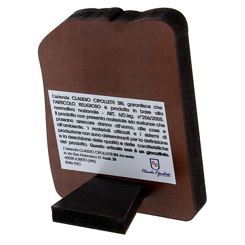 Reliefbild – Heilige Familie im Stall von Nazareth, 6 × 5 cm 3