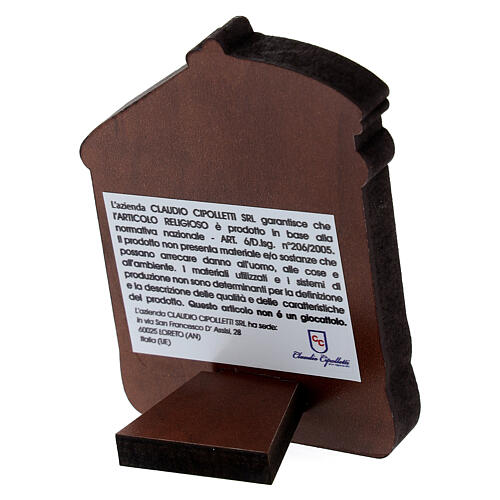 Reliefbild – Heilige Familie im Stall von Nazareth, 6 × 5 cm 3