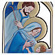 Nativity Holy Family picture bilaminated bas-relief 10x7 cm comet star s2