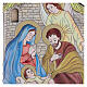 Bilaminated Holy Family picture Nazareth stable 14x10 cm s2