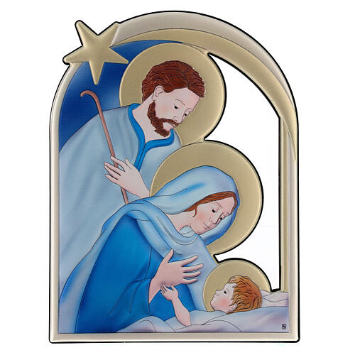 Bassorilievo Natività bilaminato stella cometa 21x16 cm 1