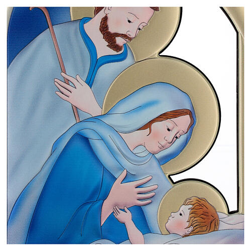 Bassorilievo Natività bilaminato stella cometa 21x16 cm 2