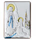 Bas-relief Notre-Dame de Lourdes 14x10 cm bilaminé s1