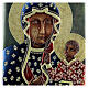 Bas-relief Virgin Czestochowa laminated picture 14x10 cm s2