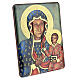 Bilaminated picture Our Lady of Czestochowa with Child 22x16 cm s3