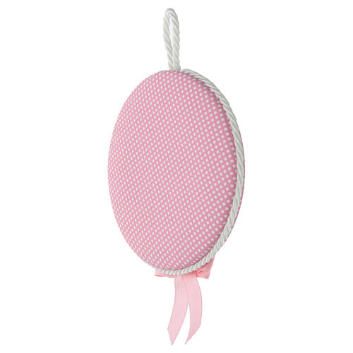 Rosa Wiegenkranz mit Carillon Madonna-Kind aus Bilaminiertem von Valenti 2