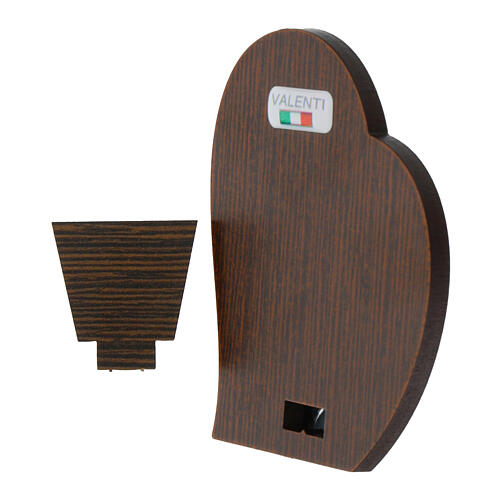 Bild Erstkommunion Junge – Herzform, Bilaminat silberfarben, Valenti Argenti, 15 × 12 cm 2