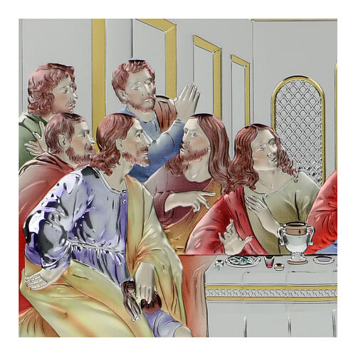 Leonardo's Last Supper, colored bilaminate Valenti 25x50 cm 3