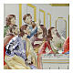 Last Supper, colourful bilaminate image, Valenti Argenti, 18x36 in s3