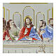 Última Cena cuadro bilaminado coloreado Valenti Argenti 45x90 cm s2