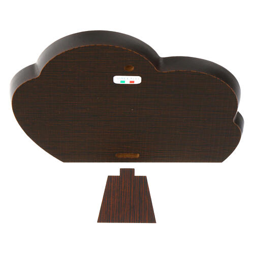 Bild Heilige Familie – Bilaminat silber- und goldfarben, konturgeschnitten, Valenti Argenti, 16 × 19 cm 3