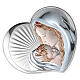 Madonna Child bilaminated silver colored Valenti 15x18 cm s1