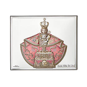 Santo Niño de Cebu bilaminado colores Valenti Argenti 12x15 cm