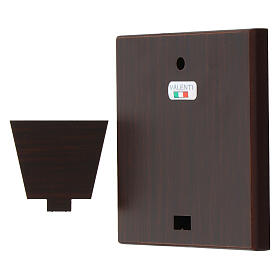 Our Lady of Graces, silver bilaminate, colour and gold, Valenti, 10x8 in