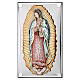 Our Lady of Guadalupe, colourful silver bilaminate, Valenti Argenti, 8x4 in s1