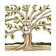 Albero della Vita Sacra Famiglia stampa Valenti Argenti 9x14 cm s2