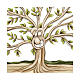 Arbre de Vie encadrement argent Sainte Famille Valenti 12x18 cm s2