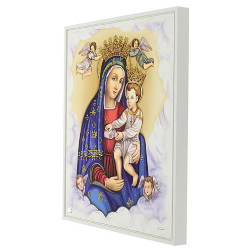 Quadro Nossa Senhora das Graças purpurina Valenti Argenti 45x40 cm 3