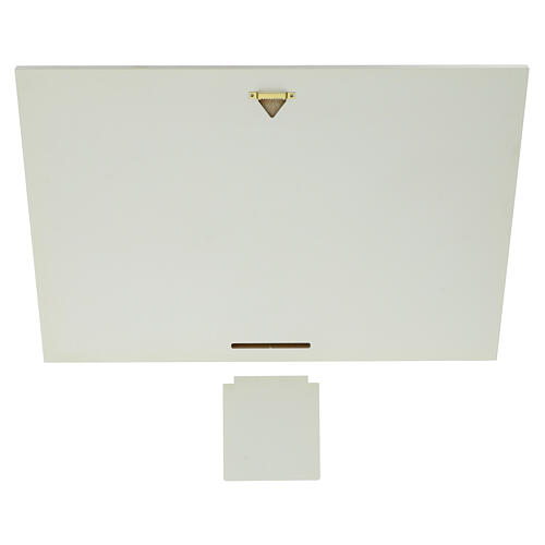 Wandbild aus Holz mit Silberbeschichtung – Baum des Lebens mit Heiliger Familie, 52 × 80 cm, Valenti 5