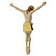 Painted resin crucifix corpus of Christ, Valenti Argenti 20 cm s4