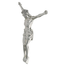 Cuerpo de Cristo resina plata opaca Valenti 30 cm