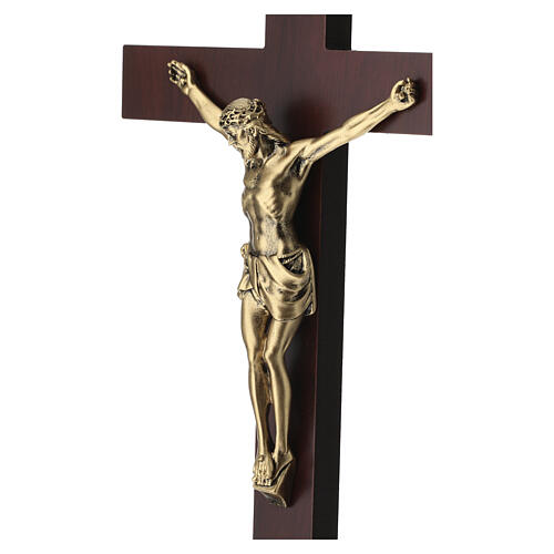 Krucyfiks z drewna, Jezus z żywicy , 25 cm, Valenti 4