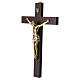 Krucyfiks z drewna, Jezus z żywicy , 25 cm, Valenti s3