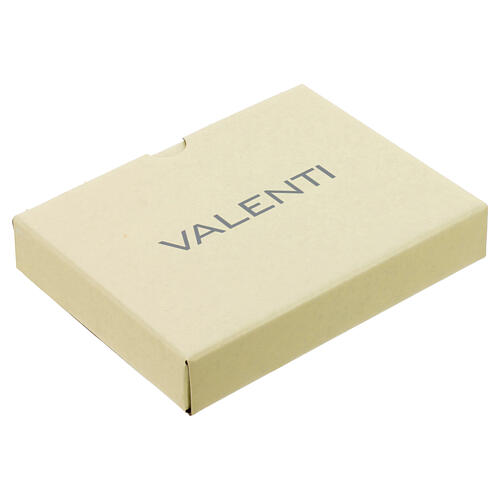 Crocifisso argento opaco croce legno scuro Valenti 50 cm 6