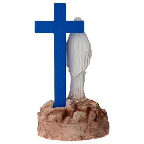 Our Lady of Medjugorje, painted resin, Valenti, 5.5x3 in 4